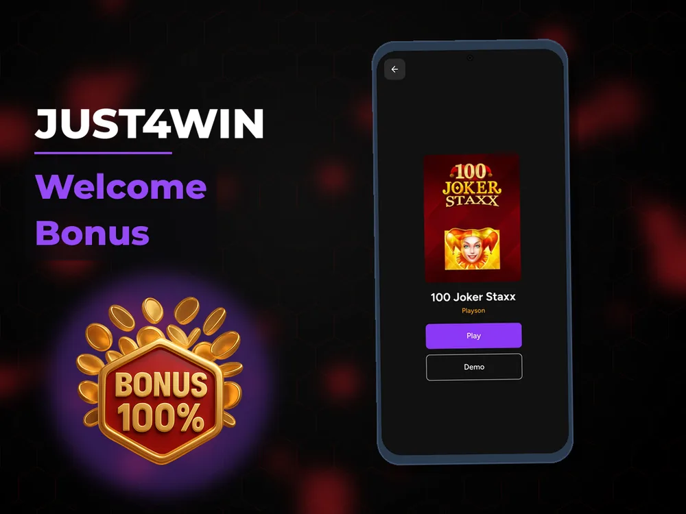 Just4win - Welcome Bonus