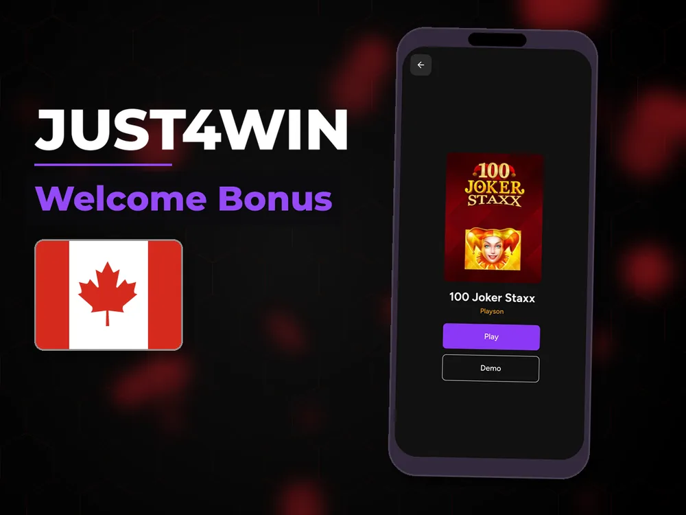 Just4win - Welcome Bonus
