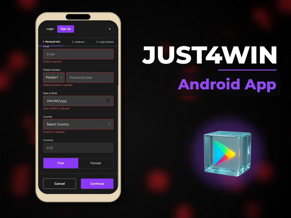 Just4win - Android App