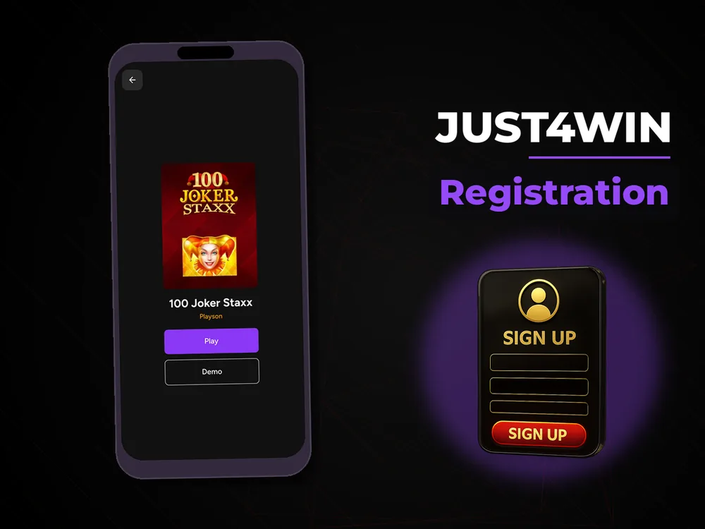 Just4win - Registration