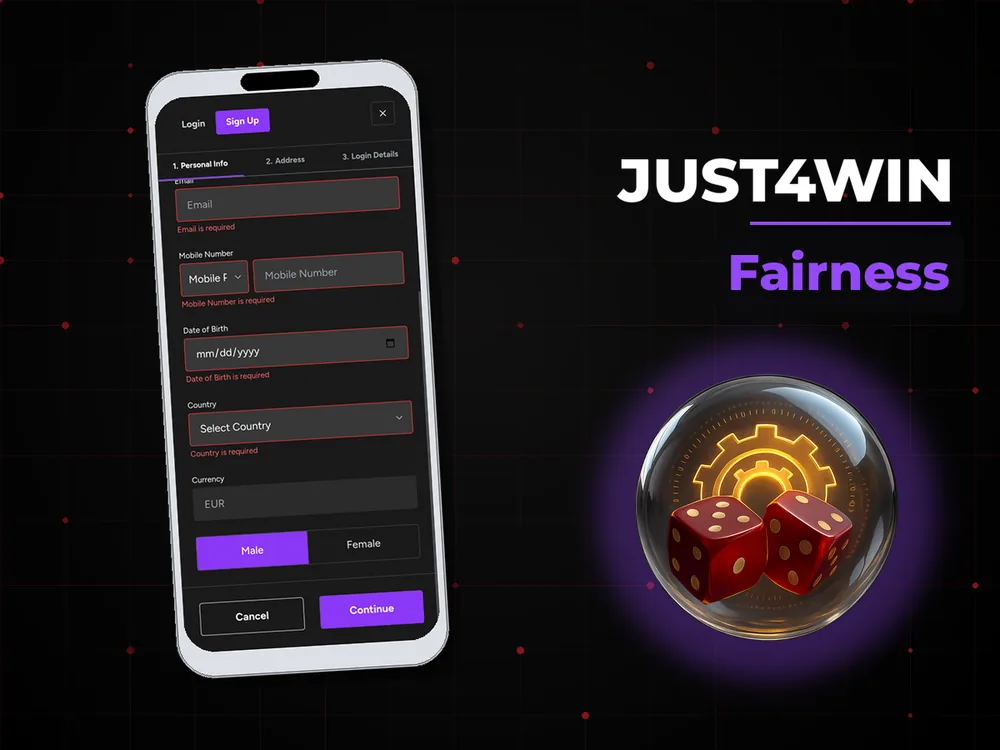 Just4win - Fairness