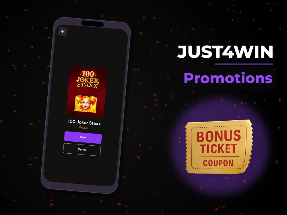 Just4win - Promotions