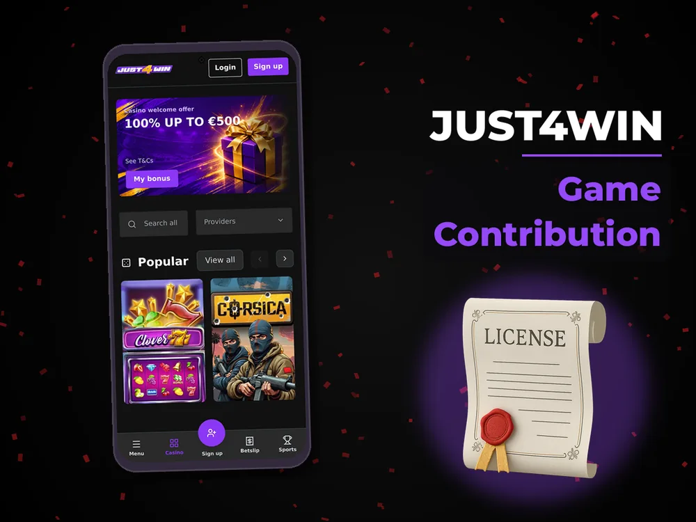 Just4win - Game Contribution
