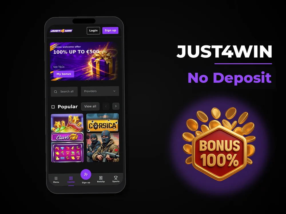 Just4win - No Deposit