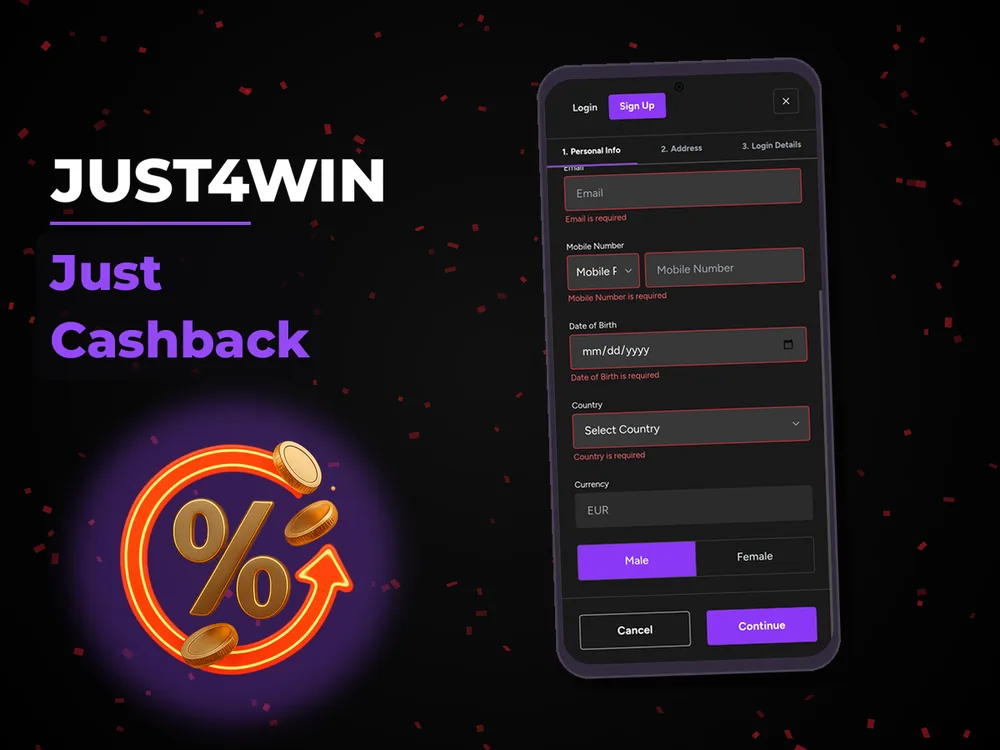 Just4win - Just Cashback